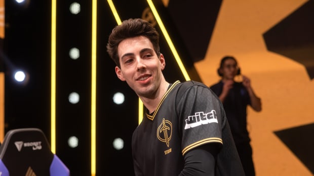 Trevor "Stixxay" Hayes of Golden Guardians competes during week 3 of the 2023 LCS Spring Split at the Riot Games Arena on February 10, 2023. (Photo by Robert Paul/Riot Games)